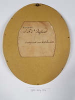 1922-0217-TEK b.jpg; 1922-0217-TEK; Portret van Mej. J.F.P. Drijfhout als kind; tekeningen